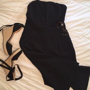 Black jumpsuit.